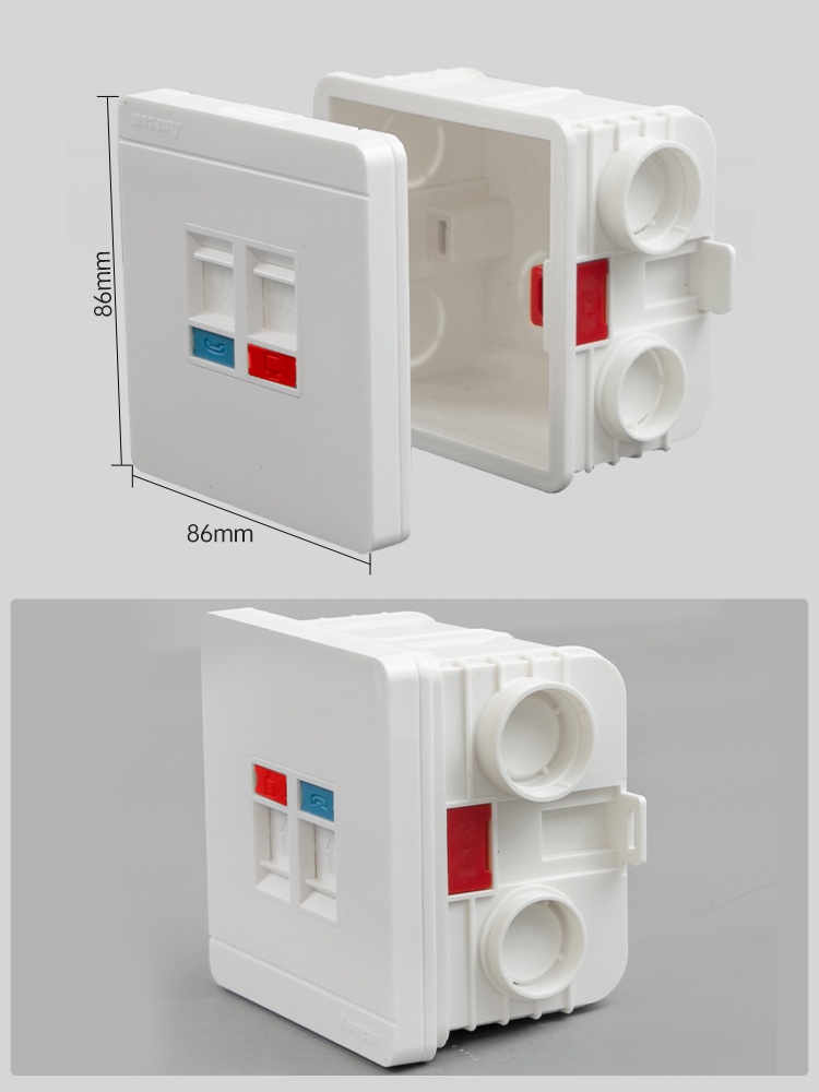 86Type PVC Internal Mount Adjustable Junction Box Shopee Malaysia