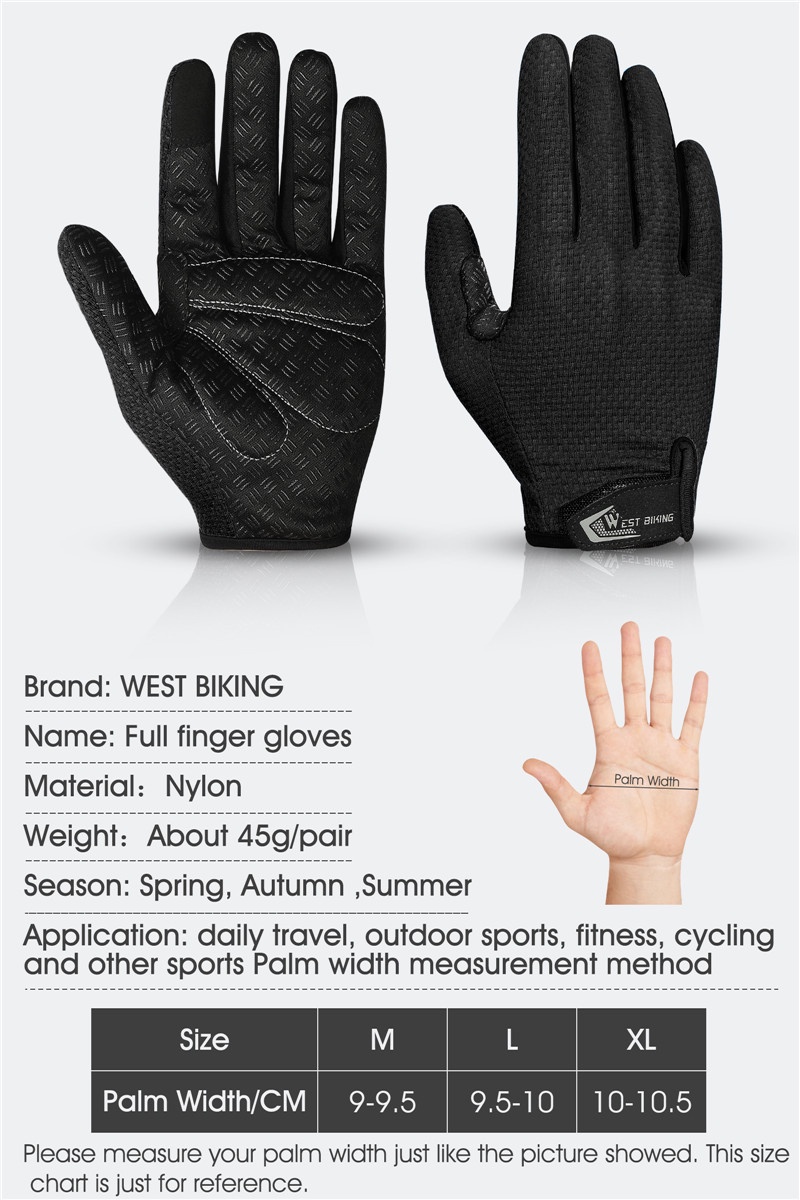 Touchscreen Motorcycle Gloves – Full Finger, Unisex, Anti-Collision & Non-Slip