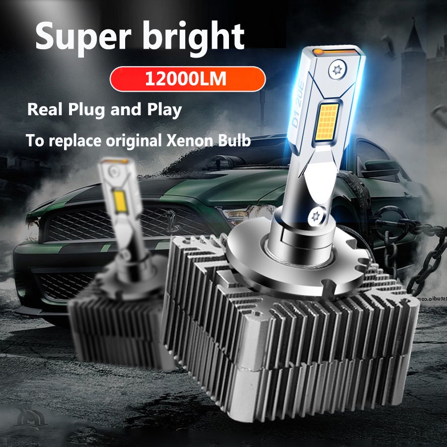 D1S D2S D2R D3S LED Conversion Kit 90W 20000Lm, 6000K Pure White(2-Pack ...
