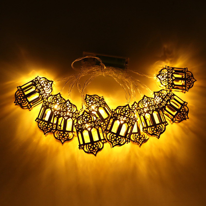 Ramadan Decorations raya Moon Star Led String Lights EID Mubarak Decor ...