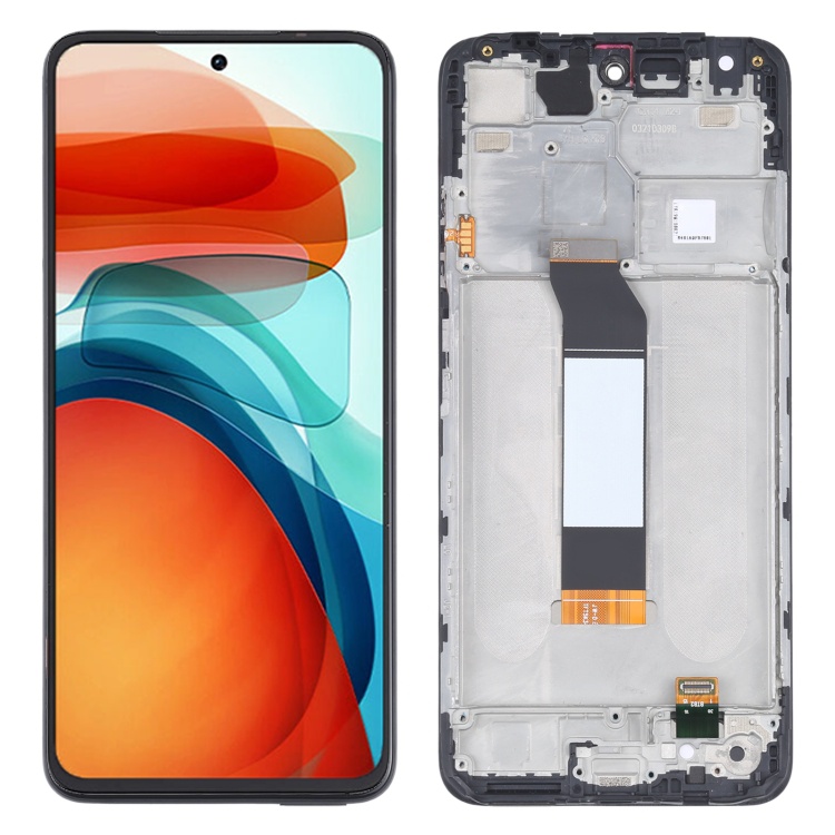 DISPLAY XIAOMI REDMI NOTE 10 5G M2103K19G SCHERMO LCD VETRO FRAME PARI ORIGINALE - Foto 10