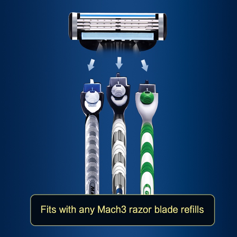 Gillette Mach 3 Classic 3-layer blade Men's Razor Manual Shaver Safety ...