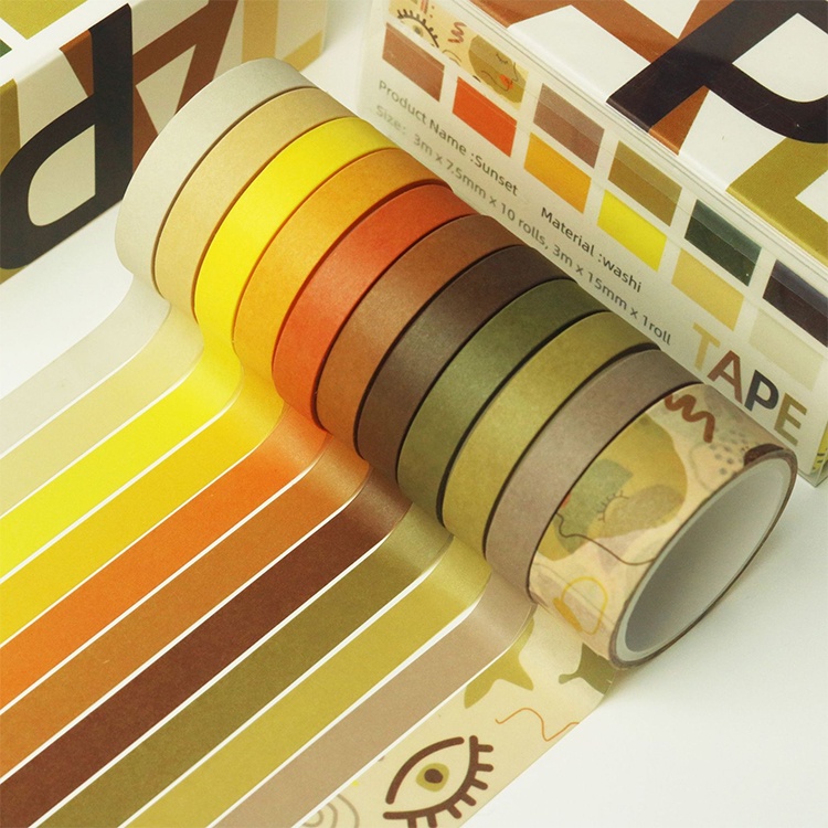 Angel Mark 11Pcs/Set Solid Color Washi Tape Washi Tapes Scrapbooking ...