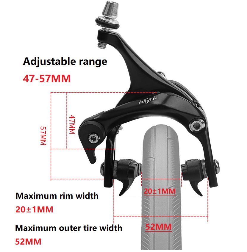 Caliper Symmetrical Dual Pivot Brakes Bicycle Brakes Shimano Dura