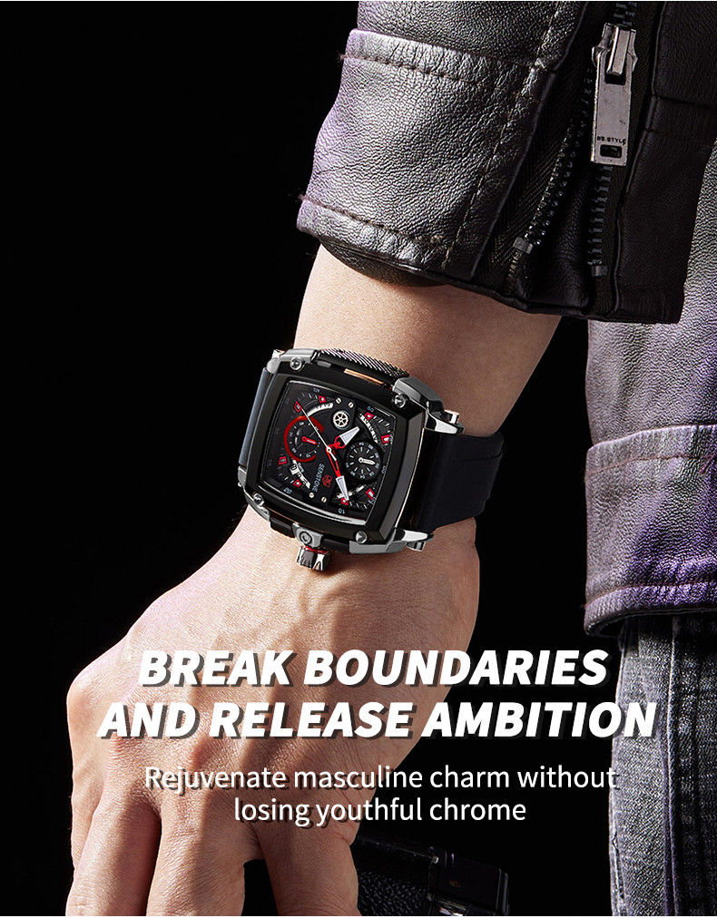 SENSTONE Watch for Men Original Waterproof Stainless Steel Sports ...