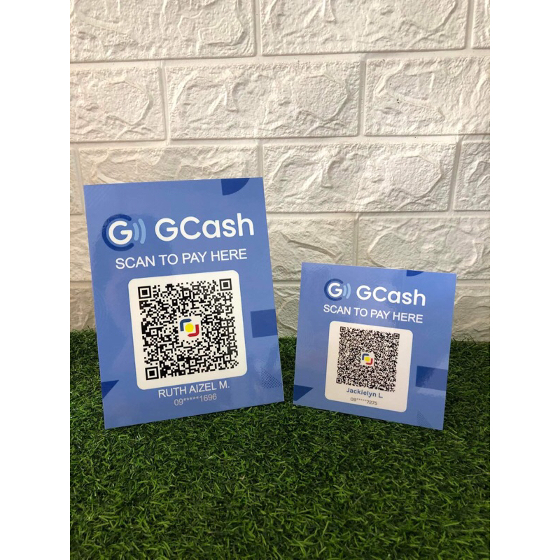 Qr Code Standee Payment Method GCash Bank transfer Paymaya | Shopee ...