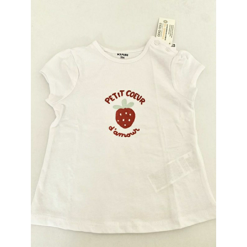 Brand new branded Kiabi baby girl Tshirts Shopee Malaysia