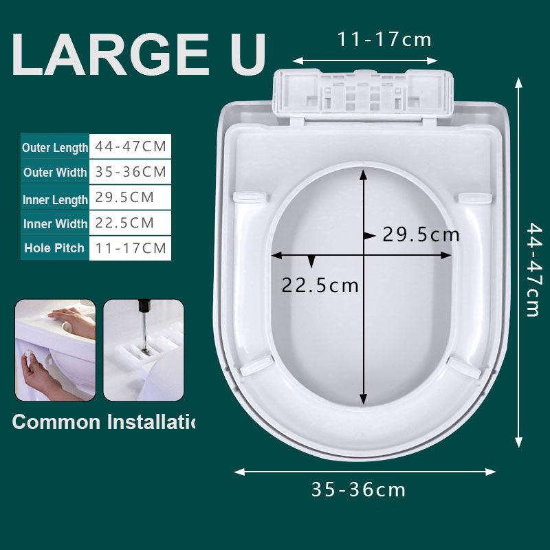 【1 Year Warranty 】Toilet Bowl Seat Cover 马桶盖 Toilet Seat Cover