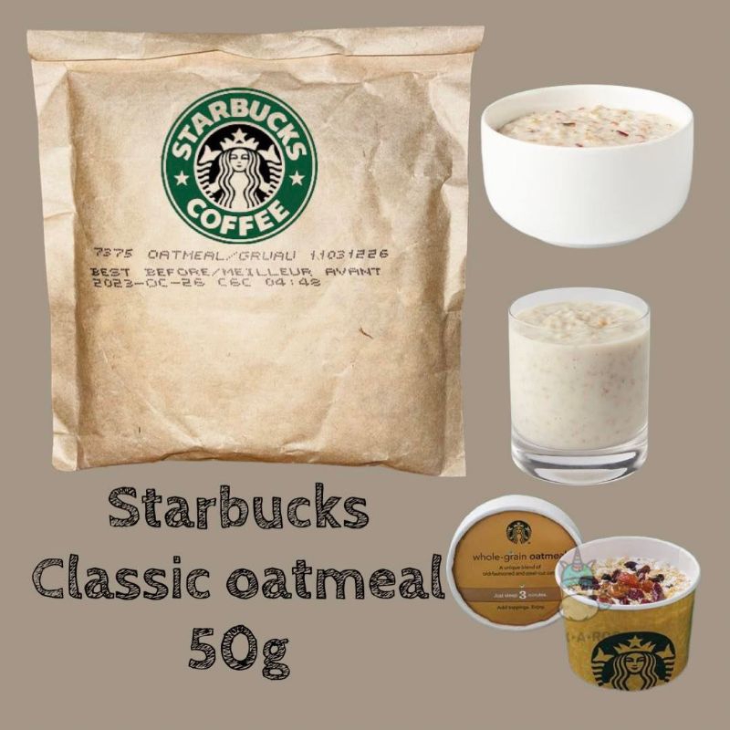 Starbucks Classic Oatmeal 50g Shopee Malaysia