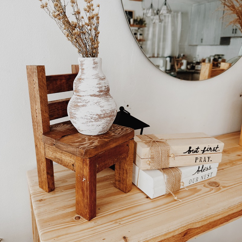 Small Bench Wooden Riser (Charlie) | Shopee Malaysia