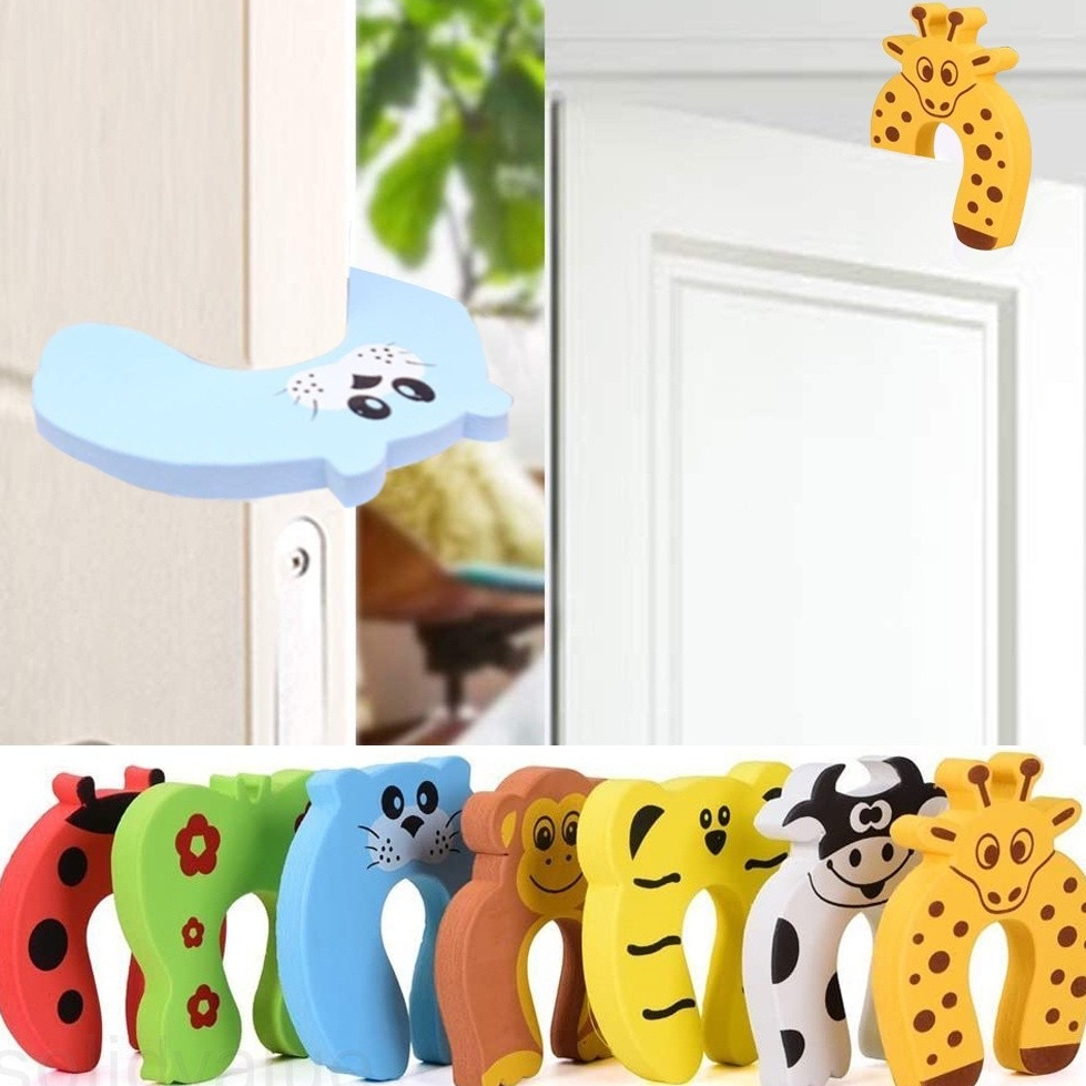 OFNATURE Door Stopper Safety Clip Gate Security Card Protector Room ...