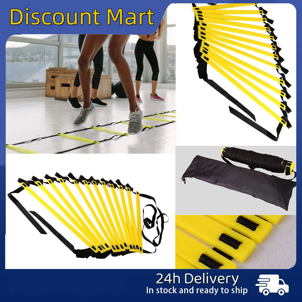 Agility Ladder Speed Ladder 6m/12Rung Soccer Basketball Fitness Training Grid Ladder I.854423629