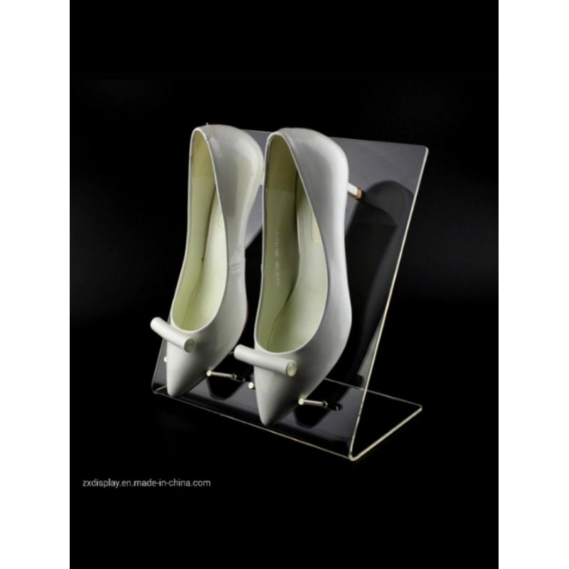 acrylic slatwall shoe display stand Shopee Malaysia