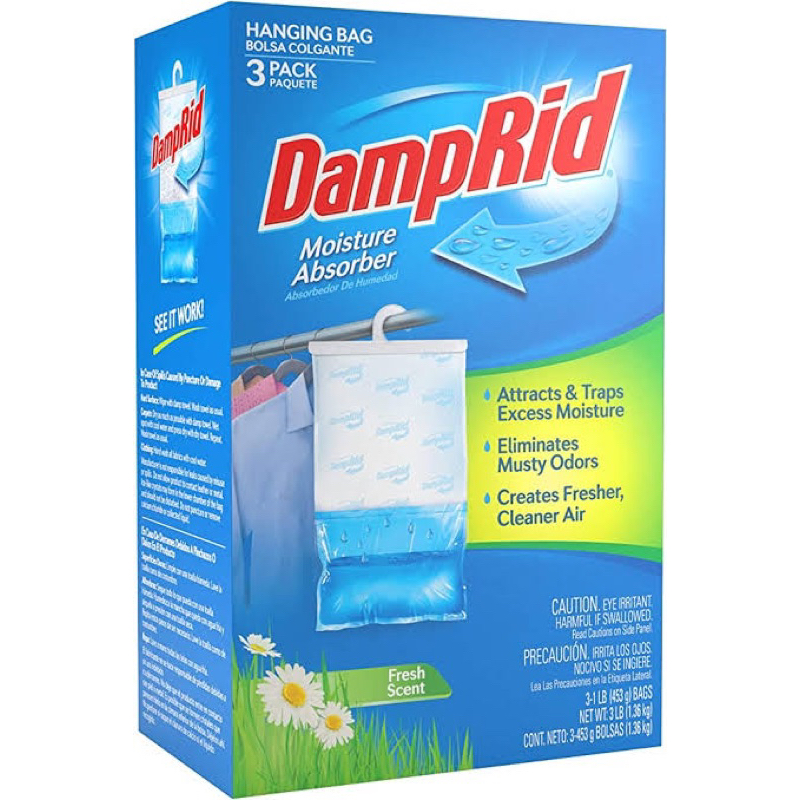 Damp Rid Hanging Bag Moisture Absorber Dehumidifier Shopee Malaysia