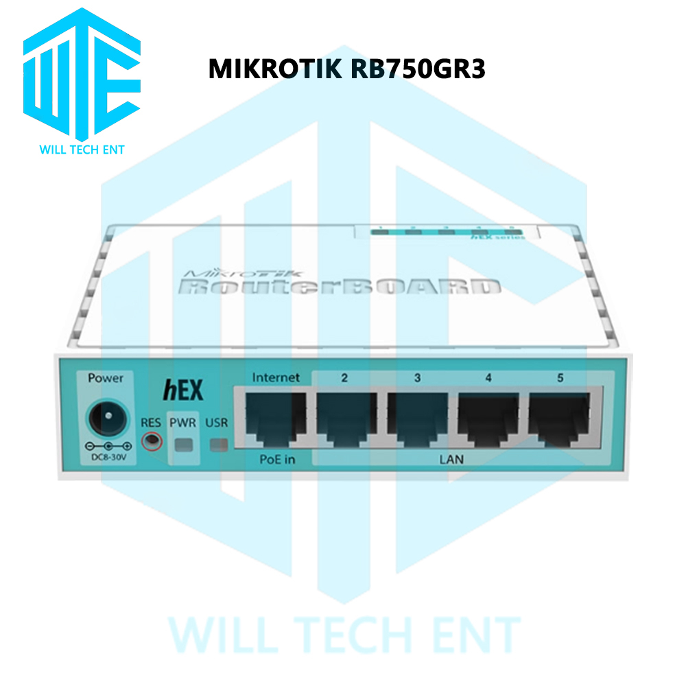 MikroTik Hex Rb750 Gr3 - 5-Port Gigabit Management Router With Anti-Lag ...