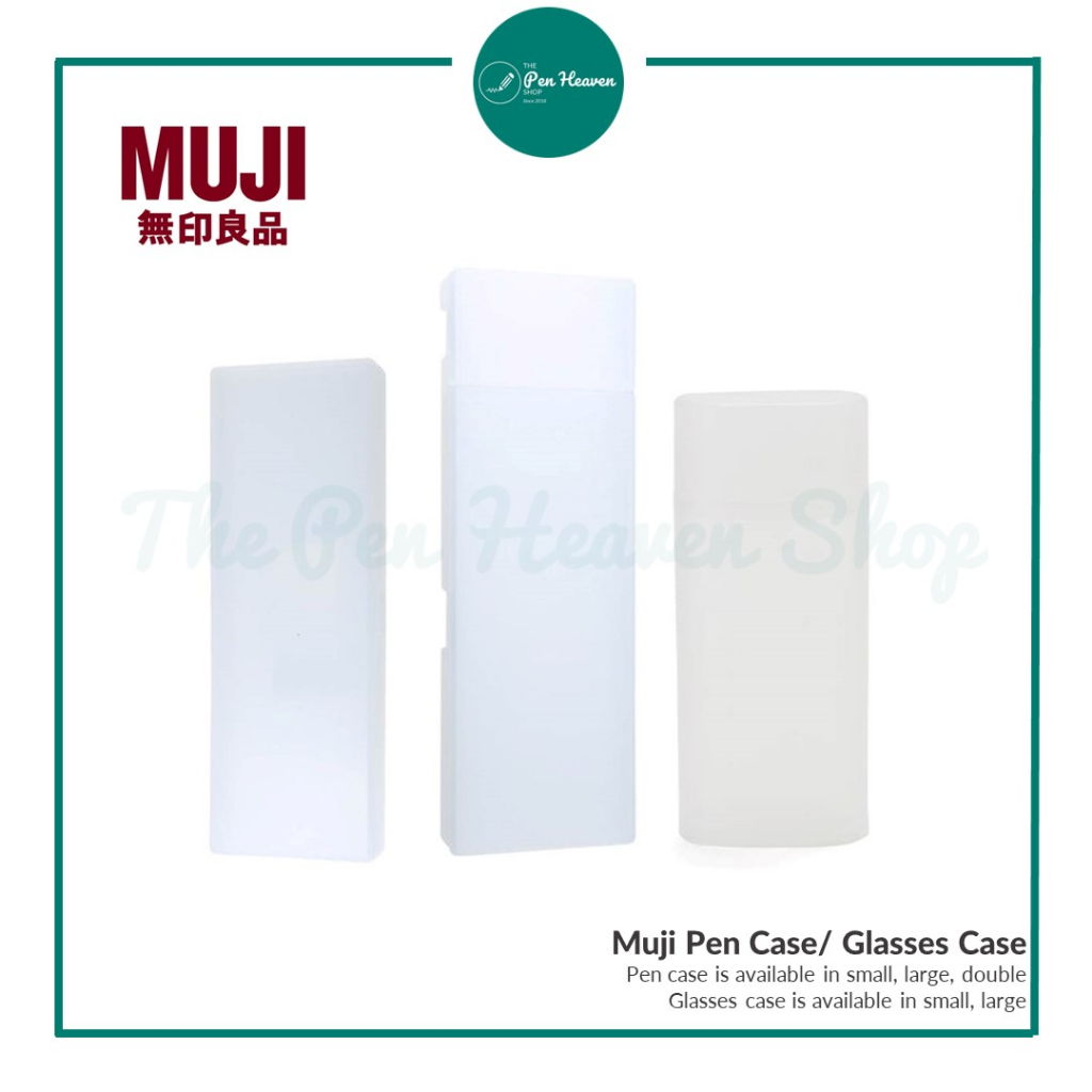 Muji Pen Case/ Glasses Case (Authentic) Shopee Malaysia