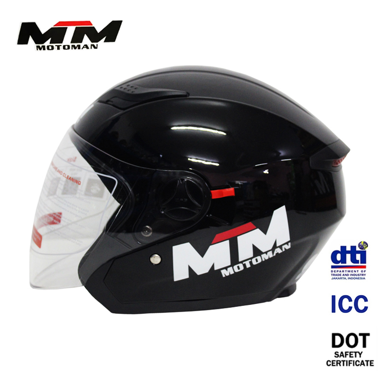 MTM MOTOMAN Half Face helmet Motorcycle Helmets motor with icc sticker ...