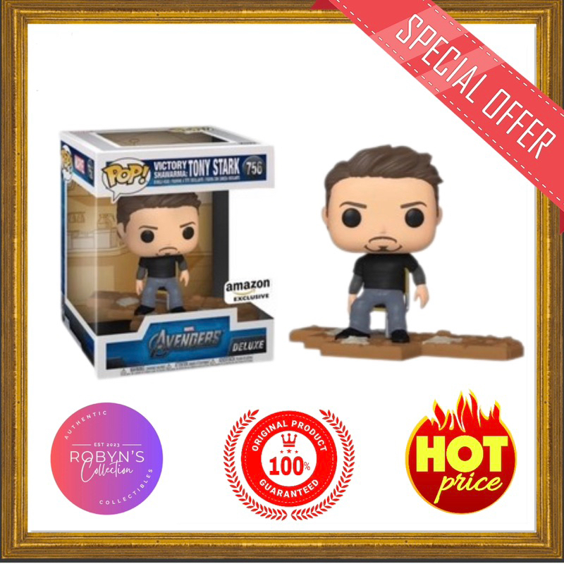 Funko Pop! Marvel : Tony Stark (Victory Shawarma) Version Deluxe #756 Neuve