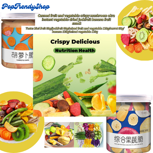 Canned (40pcs) Fruit and Vegetable Crisp Mixed Dried Fruits and