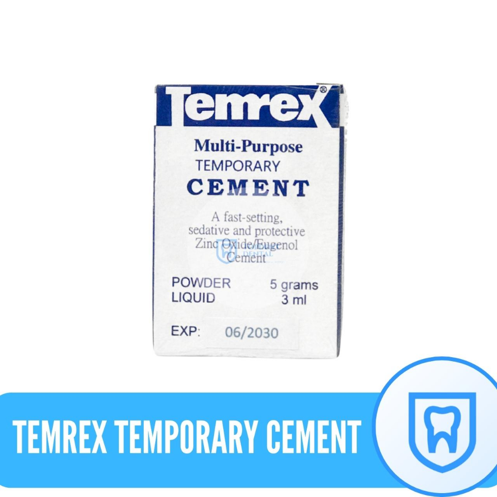 Temrex temporary cement (Zinc Oxide Eugenol Cement) | Shopee Malaysia