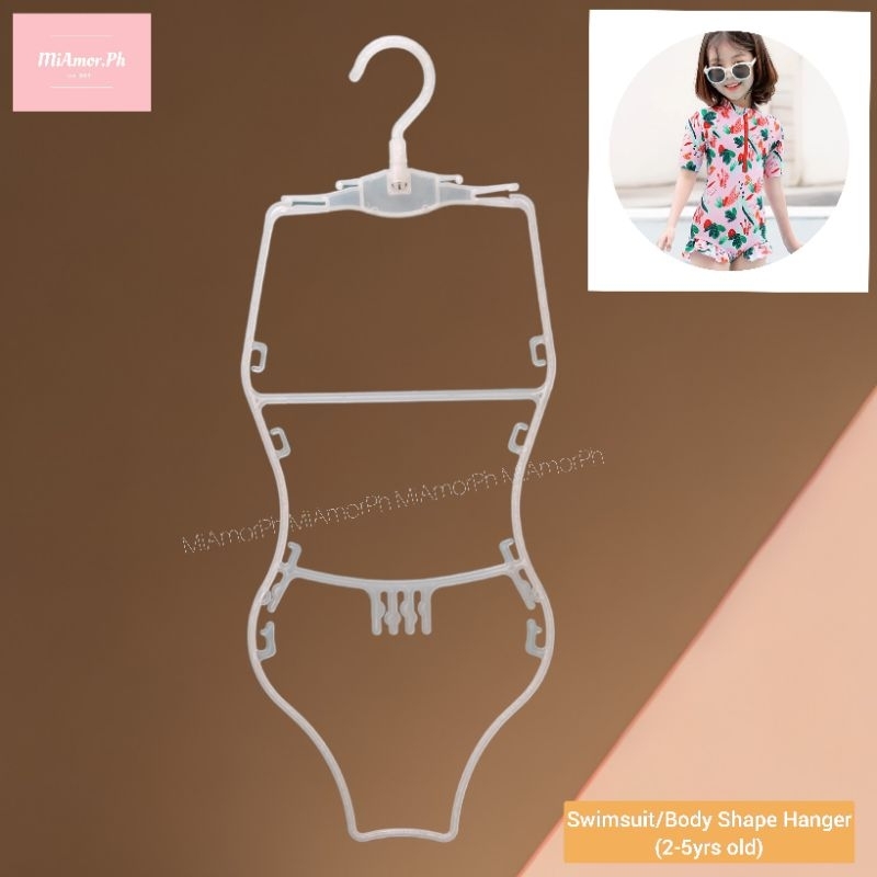 (KIDS) Plastic Body Shape Hanger Child Swimsuit Hangers Terno Hangers (25yrs old) Shopee Malaysia