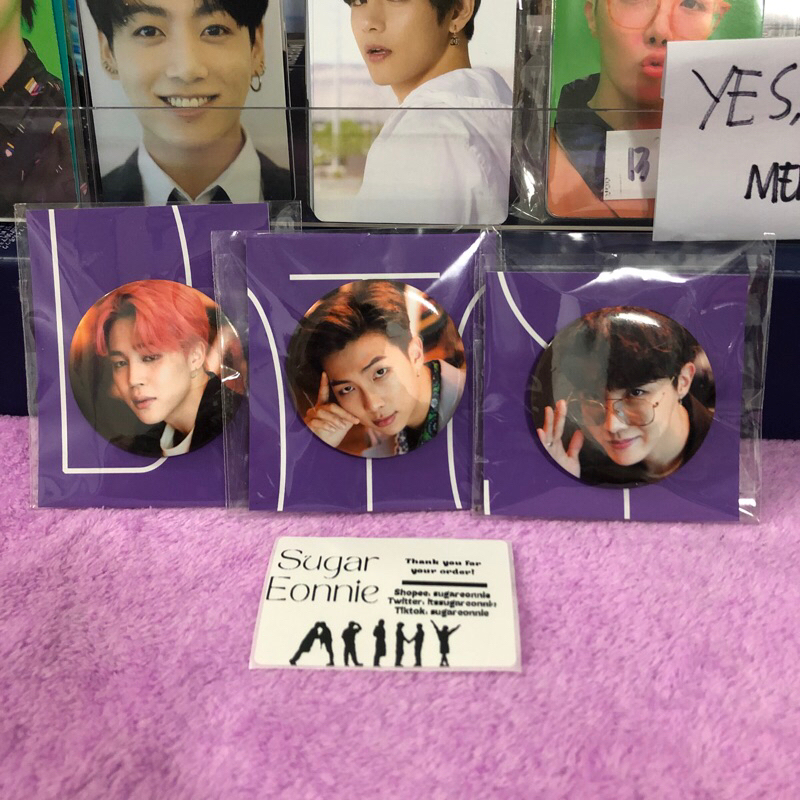 OFFICIAL DICON JAPAN SPECIAL EDITION 2020 Pin Badges RM J-hope Jimin ...