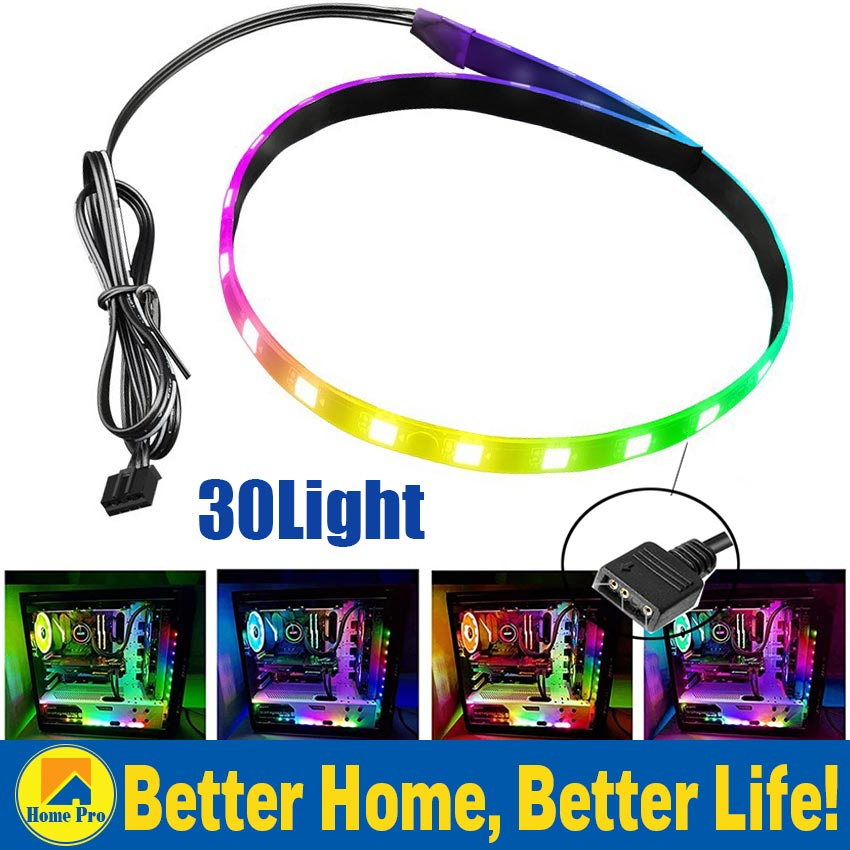 40CM ARGB LED Strip PC Light SMD 5050 Full Color Pixel tape Lights 30
