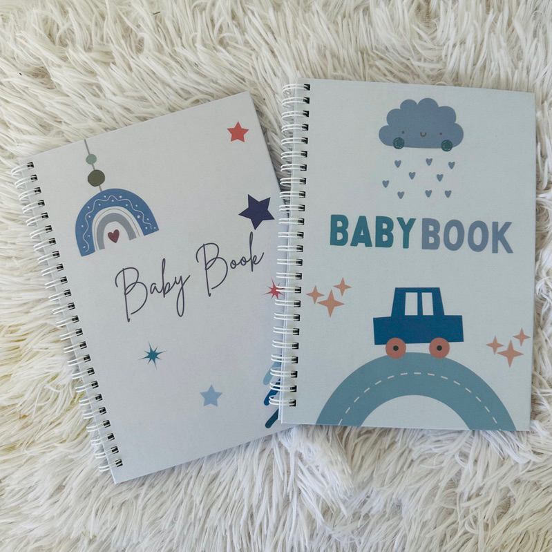 BLUE BOY Baby Record Book, Immunization vaccination, Milestones, Baby's