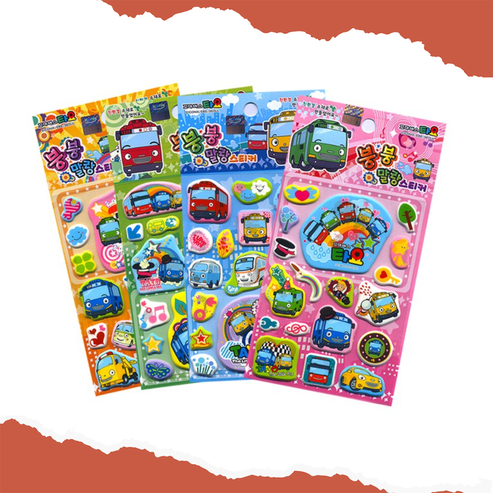 Daiso Korea - Tayo Sticker Collection | Shopee Malaysia