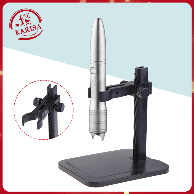Professional Adjustable Microscope Stand Black Desktop Microscope Base ...