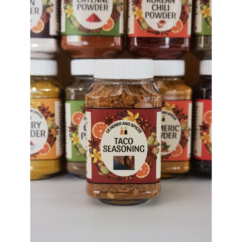 TACO SEASONING IN A JAR BY LK HERBS AND SPICES (200g) Shopee Malaysia