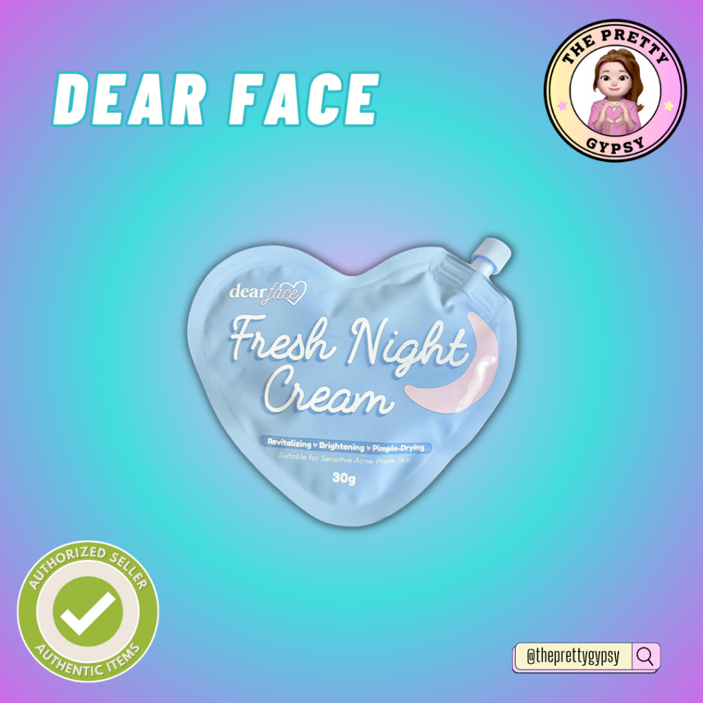 Dear Face Fresh Night Cream (30g) | Shopee Malaysia