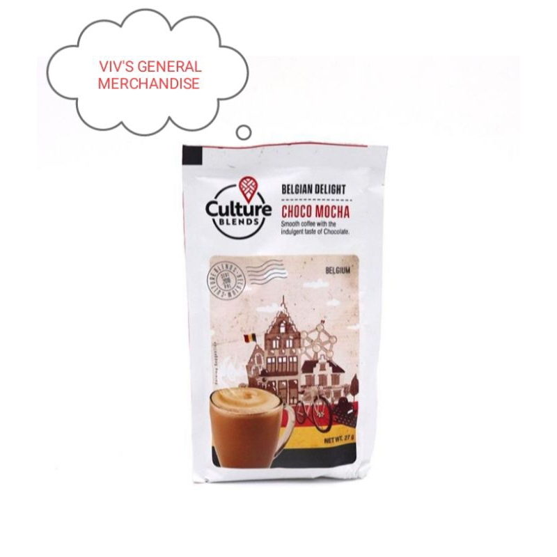 Culture Blends Belgian Delight Choco Mocha ( 27g x 10 sachets) | Shopee ...