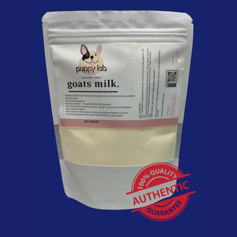 PUPPY LAB GOATS MILK 200grams Shopee Malaysia
