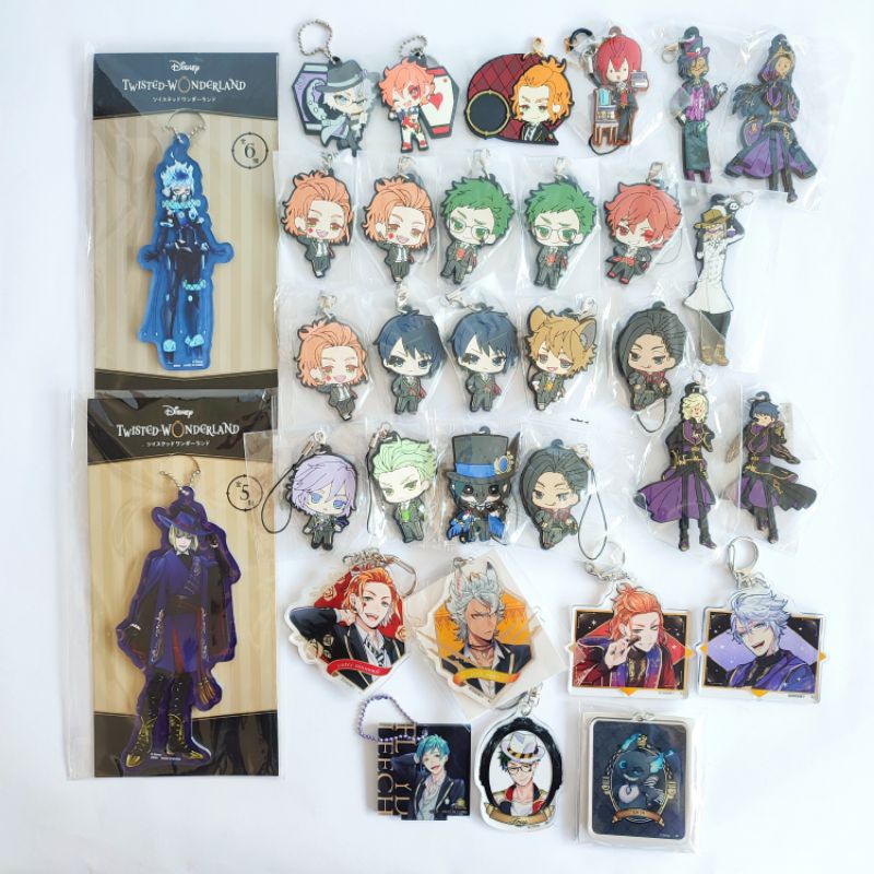Twisted Wonderland - Azul, Riddle, Vil, Jamil, Epel, Deuce Rubber Strap ...