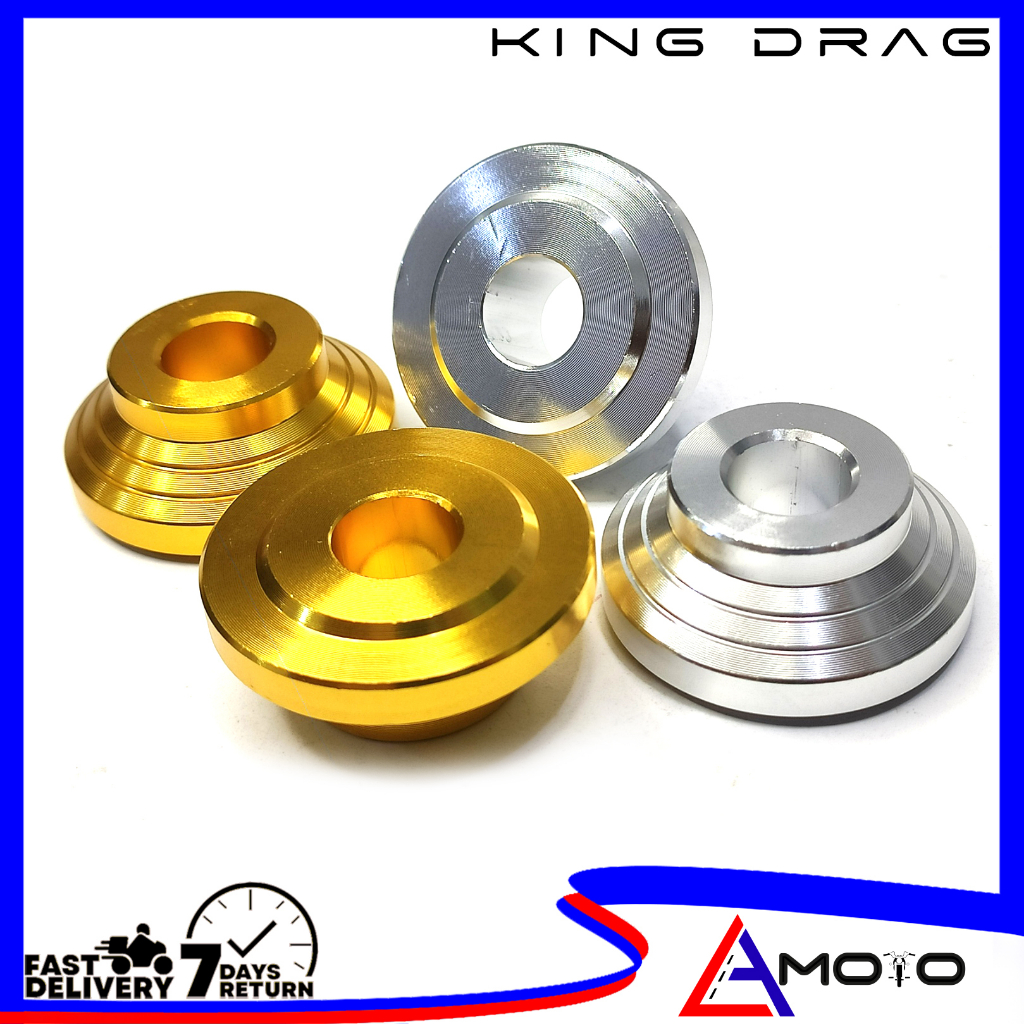 (PAIR) KING DRAG ALLOY HUB AND MILE WAVE 100 125 / RAIDER R150 / PCX ...