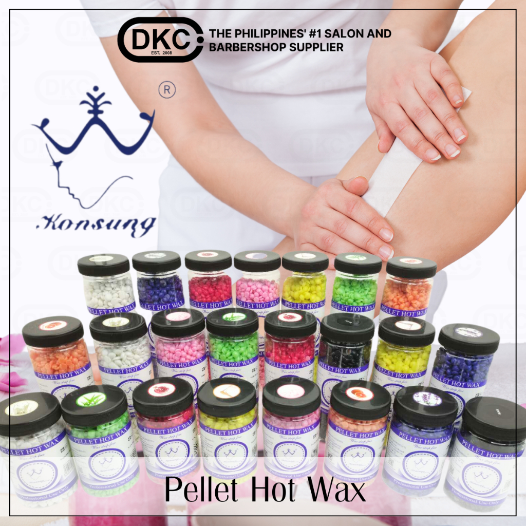 Konsung Beauty Pellet Hot Wax Beans Beads Wax Strip Free for Hair