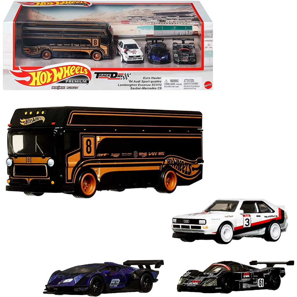 Hot Wheels Premium Collector Set Diorama Track Day Mercedes Benz Audi Lamborghini Shopee