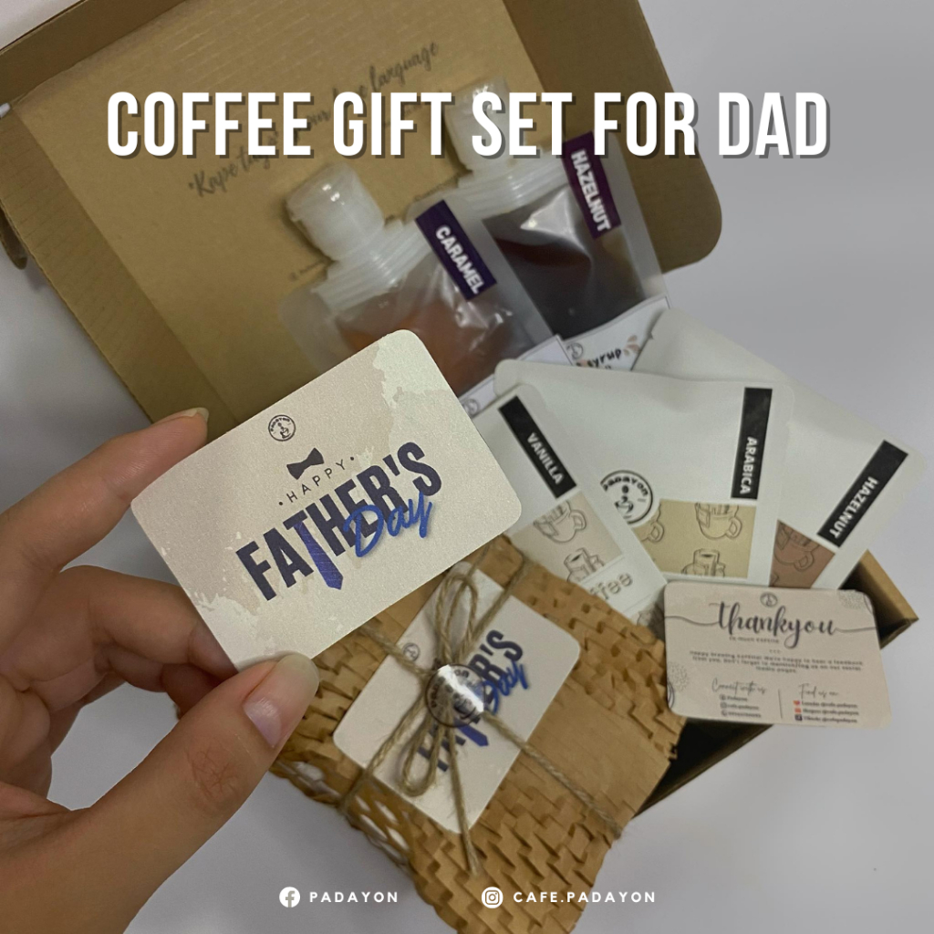 Father's Day Coffee Gift Set (with pocket syrups) Shopee Malaysia