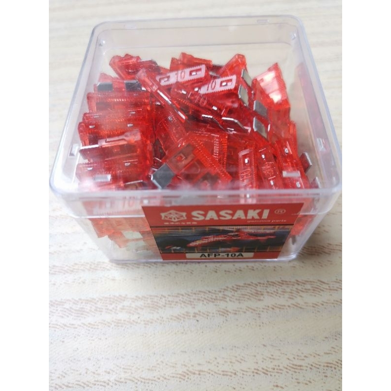 Fuse Plug In Type 10A 1Box 100pcs Sasaki Shopee Malaysia