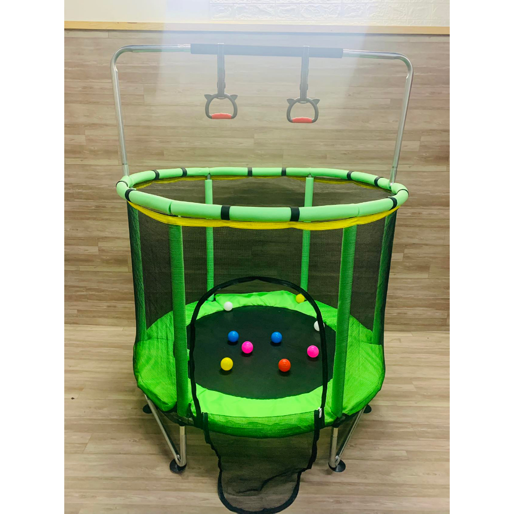 Trampoline for Kids with Safety Net Weight 100 kg Indoor Trampoline