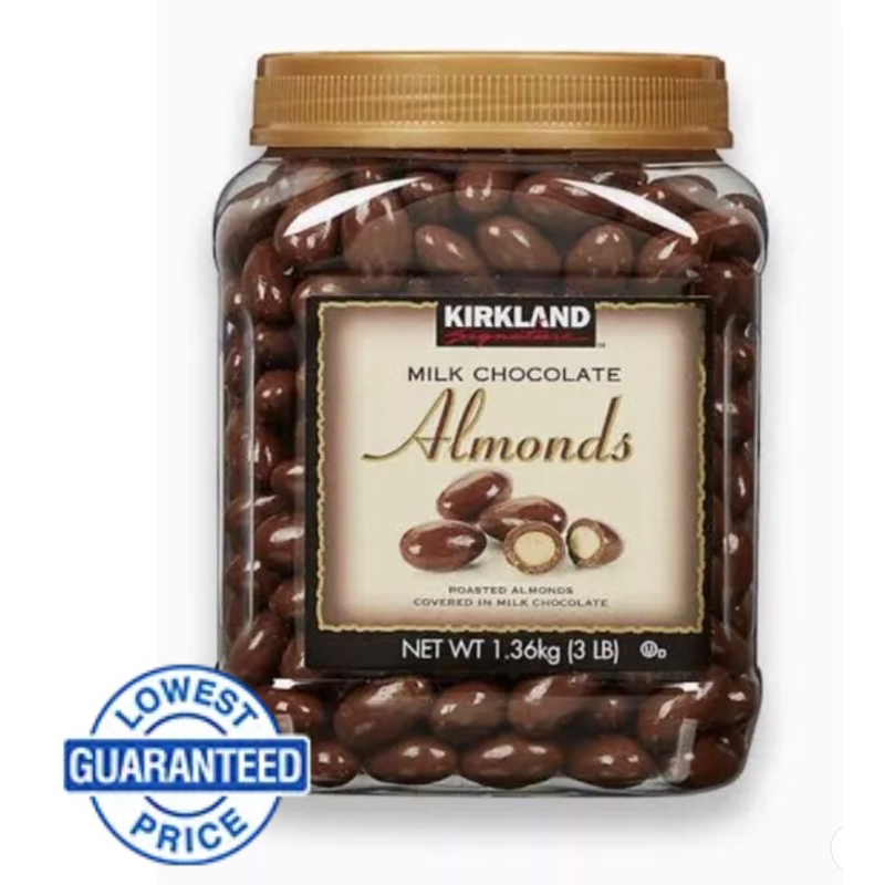 Kirkland Signature Milk Chocolate Covered Almonds 1.36kg Shopee Malaysia