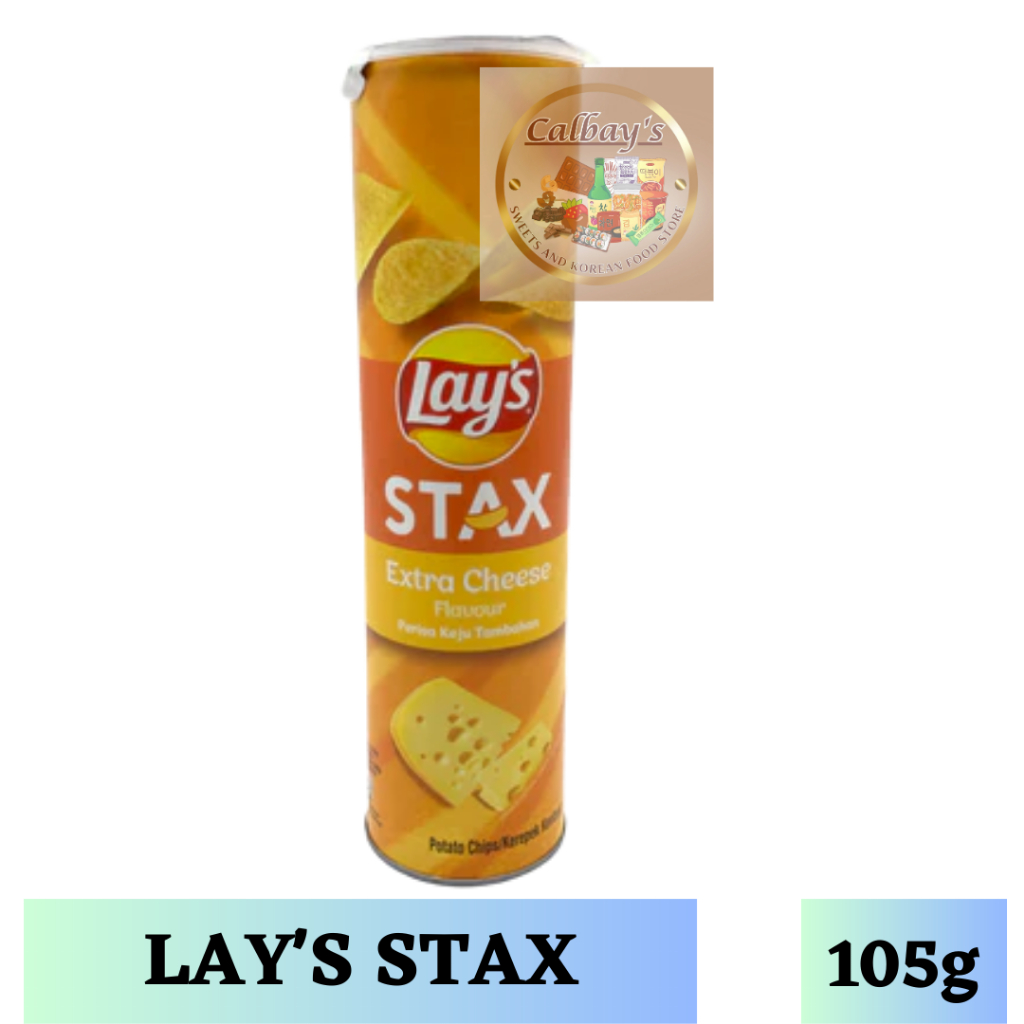 Lay's Stax 105g ( Extra cheese & Sour Cream ) | Shopee Malaysia