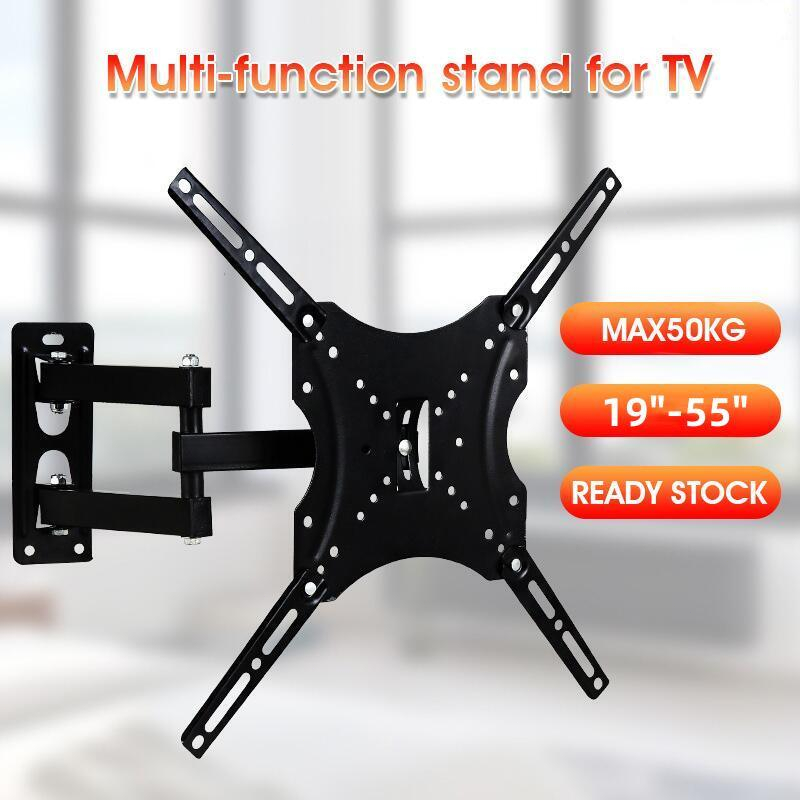 TV Bracket 19"55" Universal Adjustable TV Wall Mount Bracket LED Three