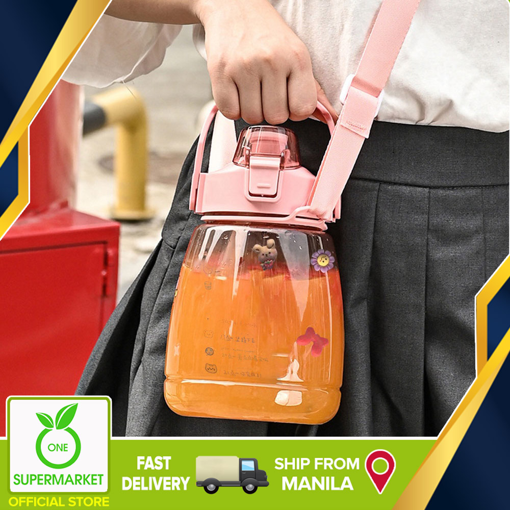 One Supermarket 1300ml Custom Water Bottles With Shoulder Strap Tumbler