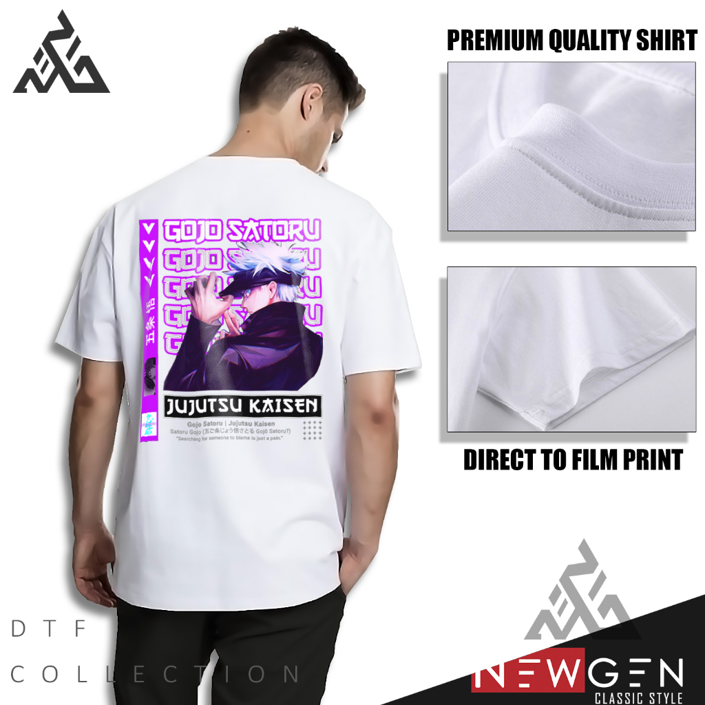 NEWGEN CLOTHING SHIRT " Gojo Saturo " Jujutsu Kaisen Shirt Pro