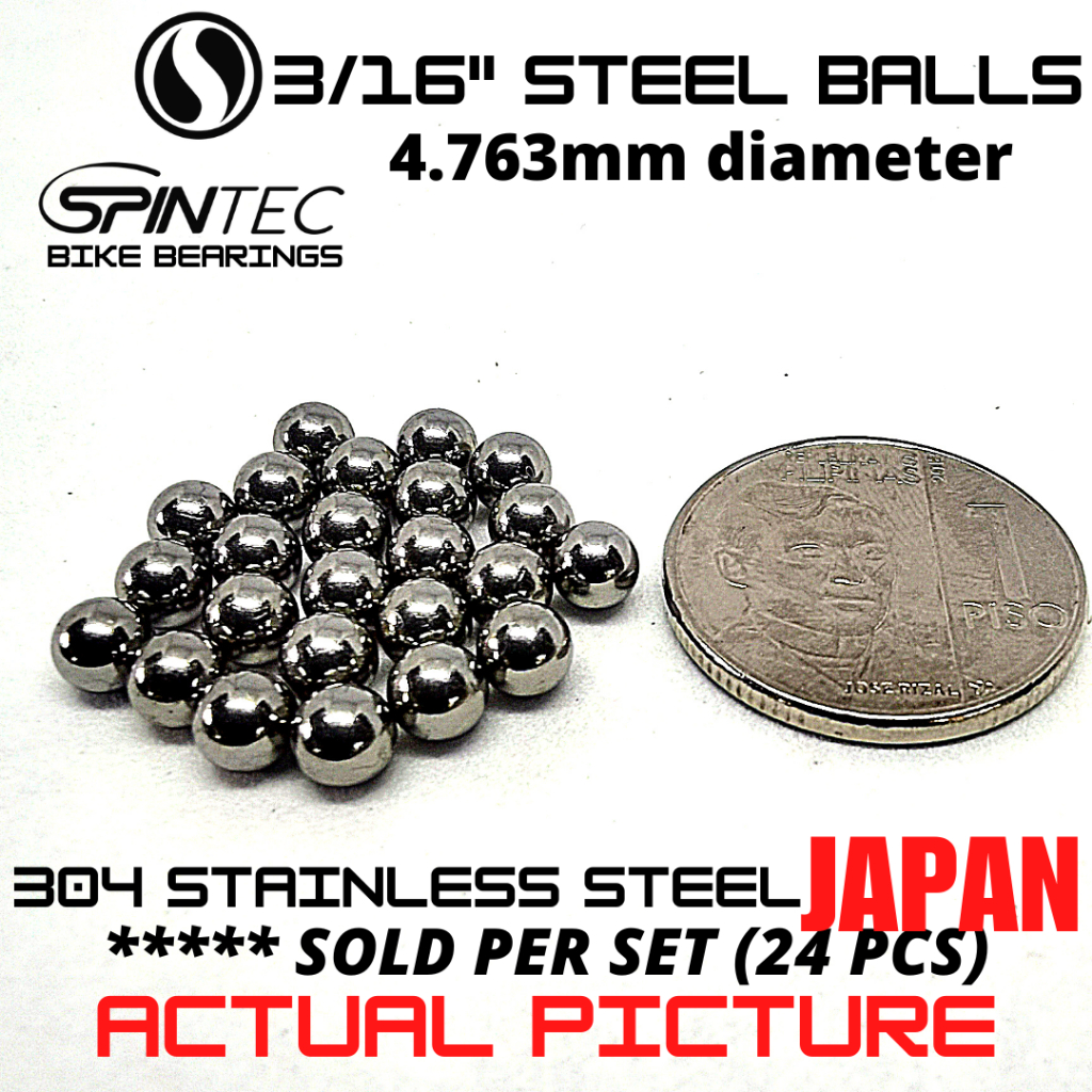 20 Billes En Acier Shimano 3/16" - Pour Entretien Et Réparation De Roulements De Vélo, Matériel