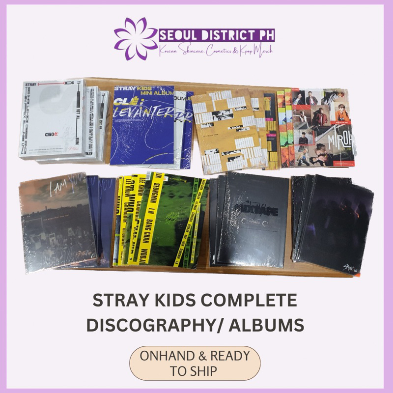 STRAY KIDS SEALED ALBUMS (SKZ complete discography Mixtape Miroh Cle Go ...