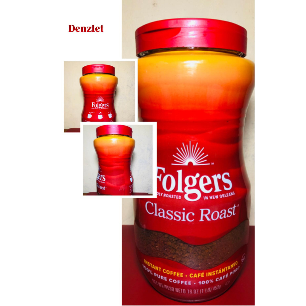 Folgers Classic Roast, Instant Coffee Crystals (453 g) Shopee Malaysia