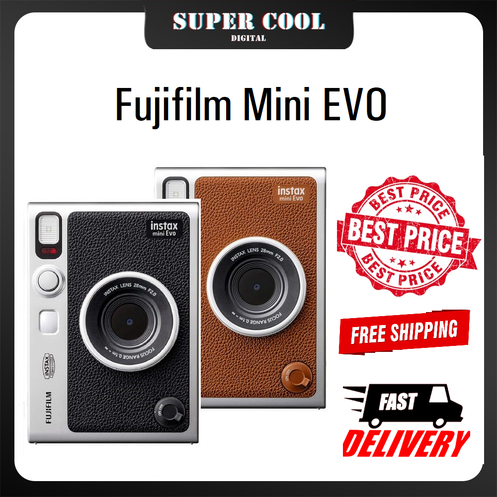 Fujifilm Instax Mini EVO type c intax mini camera Fujifilm camera ...